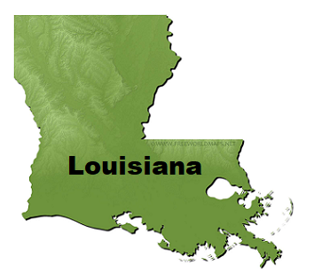 Map of Louisiana